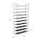 Hastings Home 10-tier Shoe Rack Storage for Sneakers, Heels, Flats, Accessories, for Bedroom, Closet, or Garage 428769GAC - alternate 3